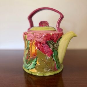 Tracy Porter Cotrine Collection Botanical Ceramic Tea Pot